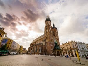 Santa Maria cathedral in krakow poland