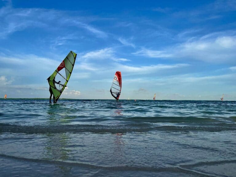 Windsurfing in the Caribbean