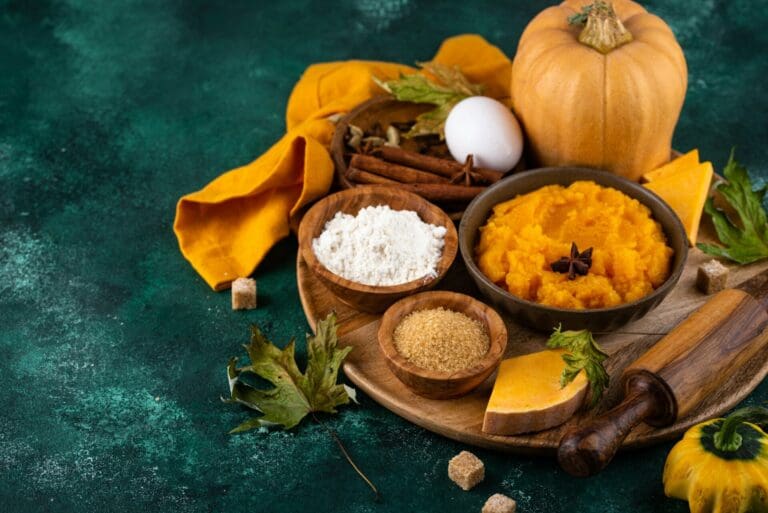 Ingredient for cooking pumpkin pie